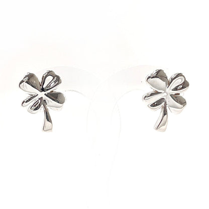 CHANEL Pierce Silver925 Silver Clover