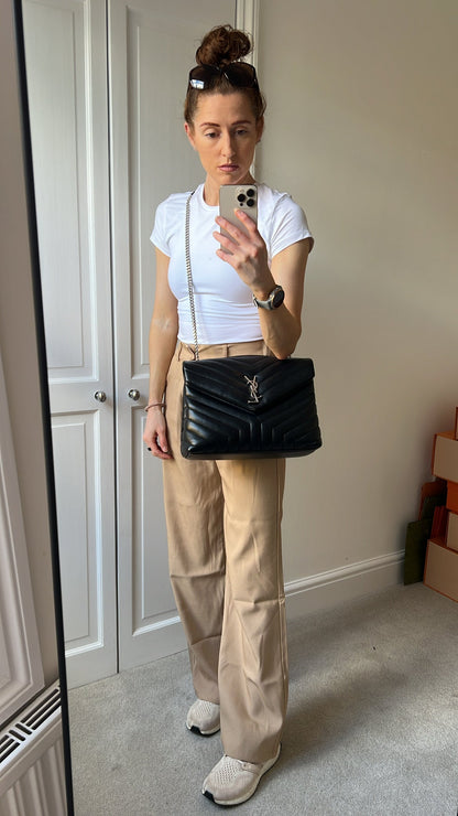 Yves Saint Laurent (YSL) Medium Black Lou