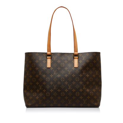 Brown Louis Vuitton Monogram Luco Tote