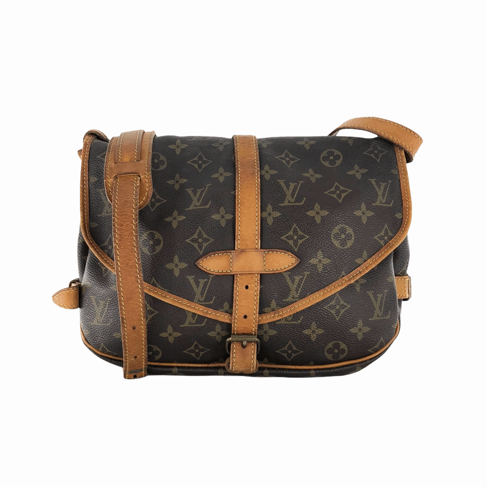Louis-Vuitton Vintage Monogram Saumur 30