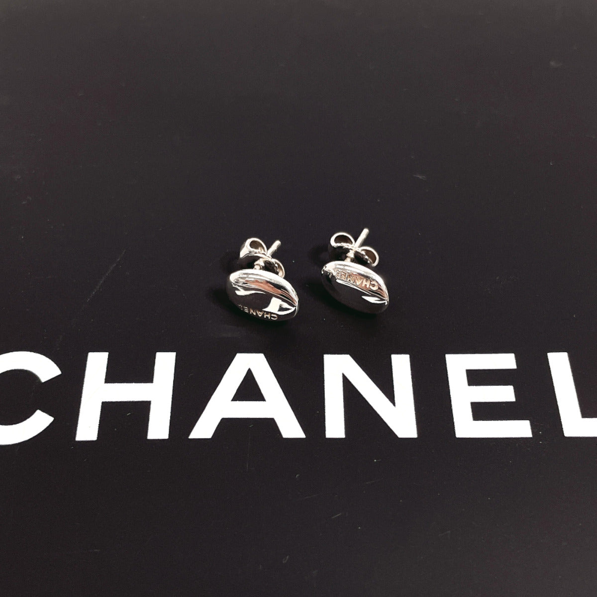 CHANEL Pierce Silver925 Silver Beans