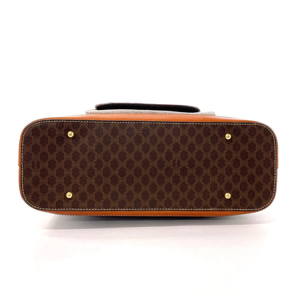 CELINE Handbag PVC, Leather Brown Macadam Women Used