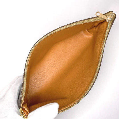 CELINE Shoulder Bag PVC, Leather Brown vintage Macadam Women Used