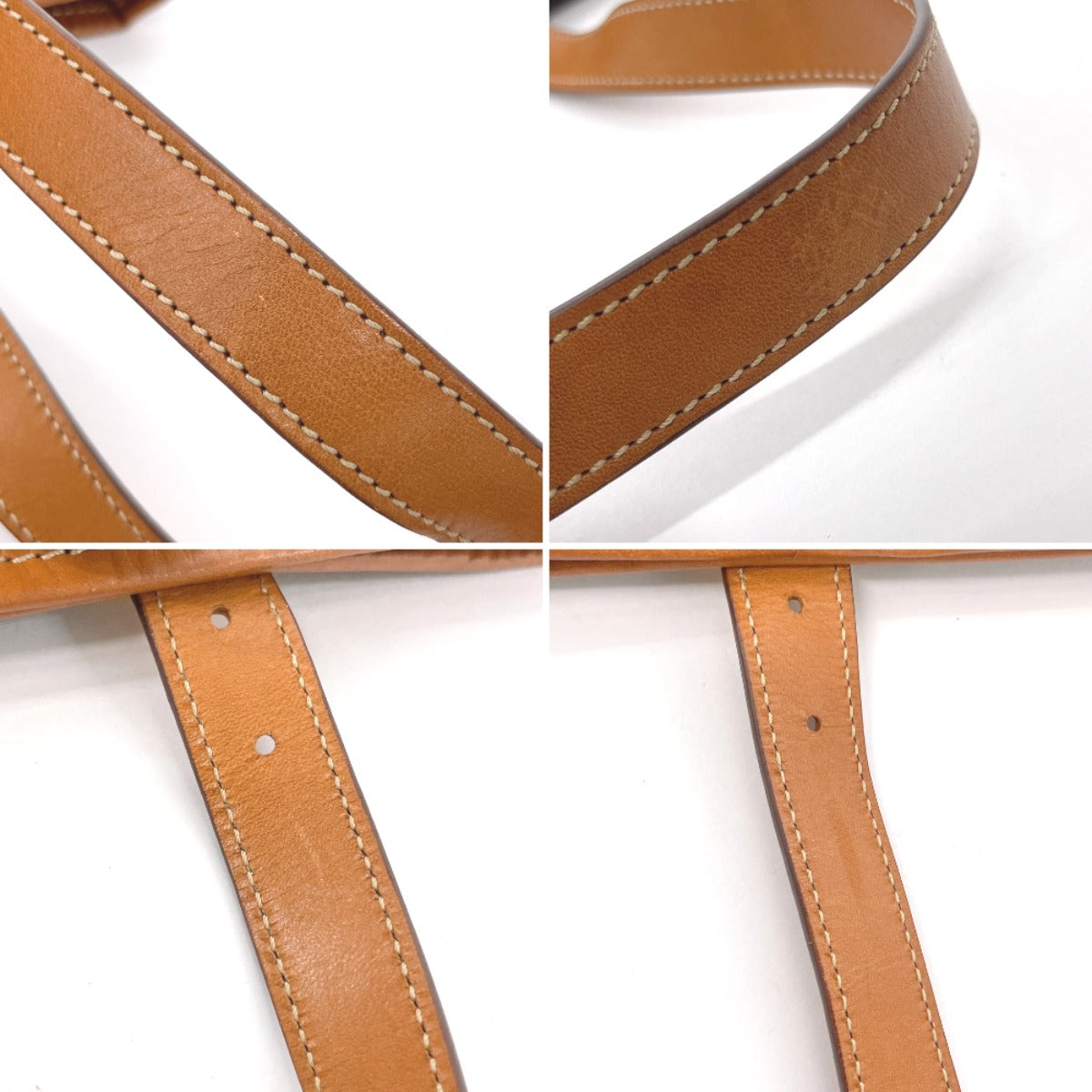 CELINE Shoulder Bag PVC, Leather Brown vintage Macadam Women Used