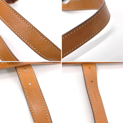CELINE Shoulder Bag PVC, Leather Brown vintage Macadam Women Used