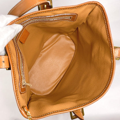 CELINE Shoulder Bag PVC, Leather Brown vintage Macadam Women Used