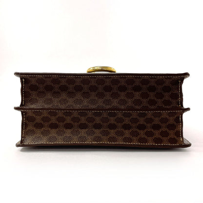 CELINE Shoulder Bag PVC, Leather Brown Macadam Women Used