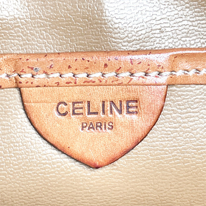 CELINE Handbag PVC, Leather Brown Macadam Women Used