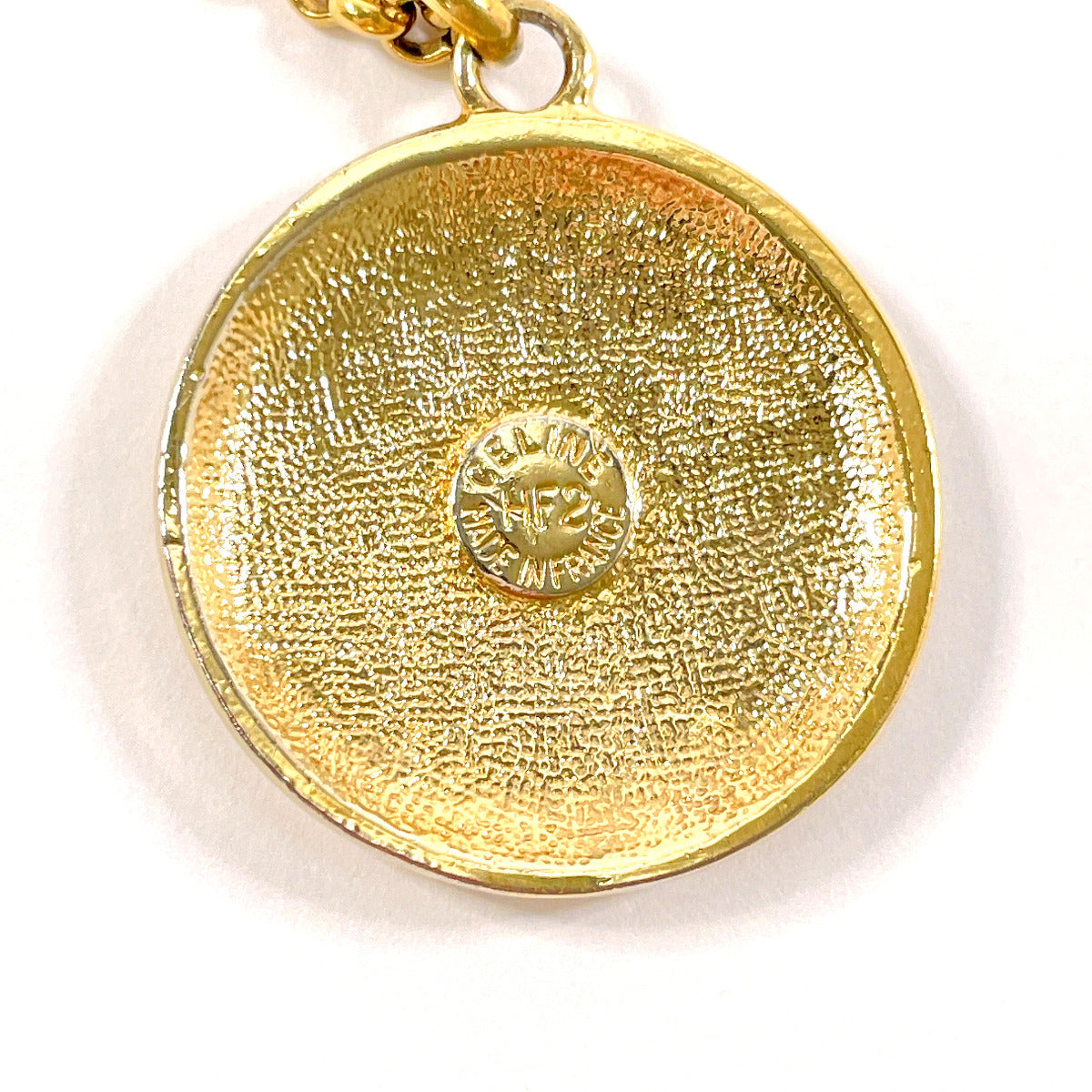CELINE Necklace metal gold vintage Women Used