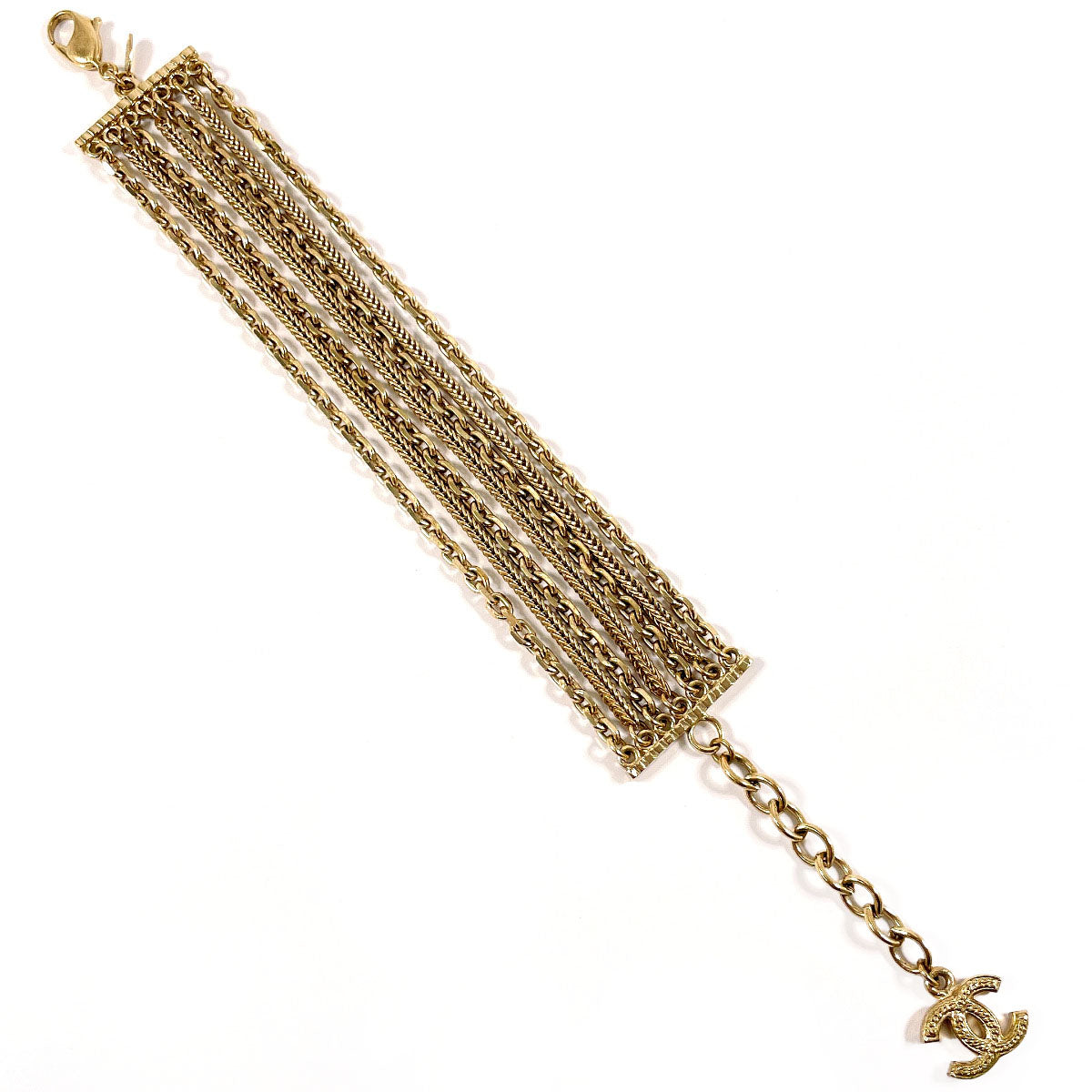 Chanel Metal Coco Mark Chain Bracelet