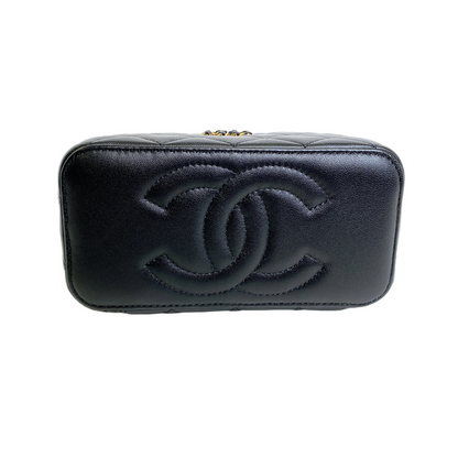 CHANEL VANITY WITH CHAIN TOP HANDLE