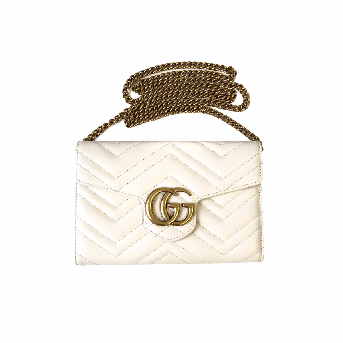Gucci Marmont White WOC