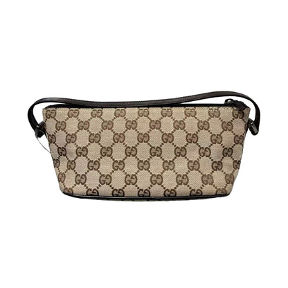 Gucci Vintage GG Monogram Purse Small Brown