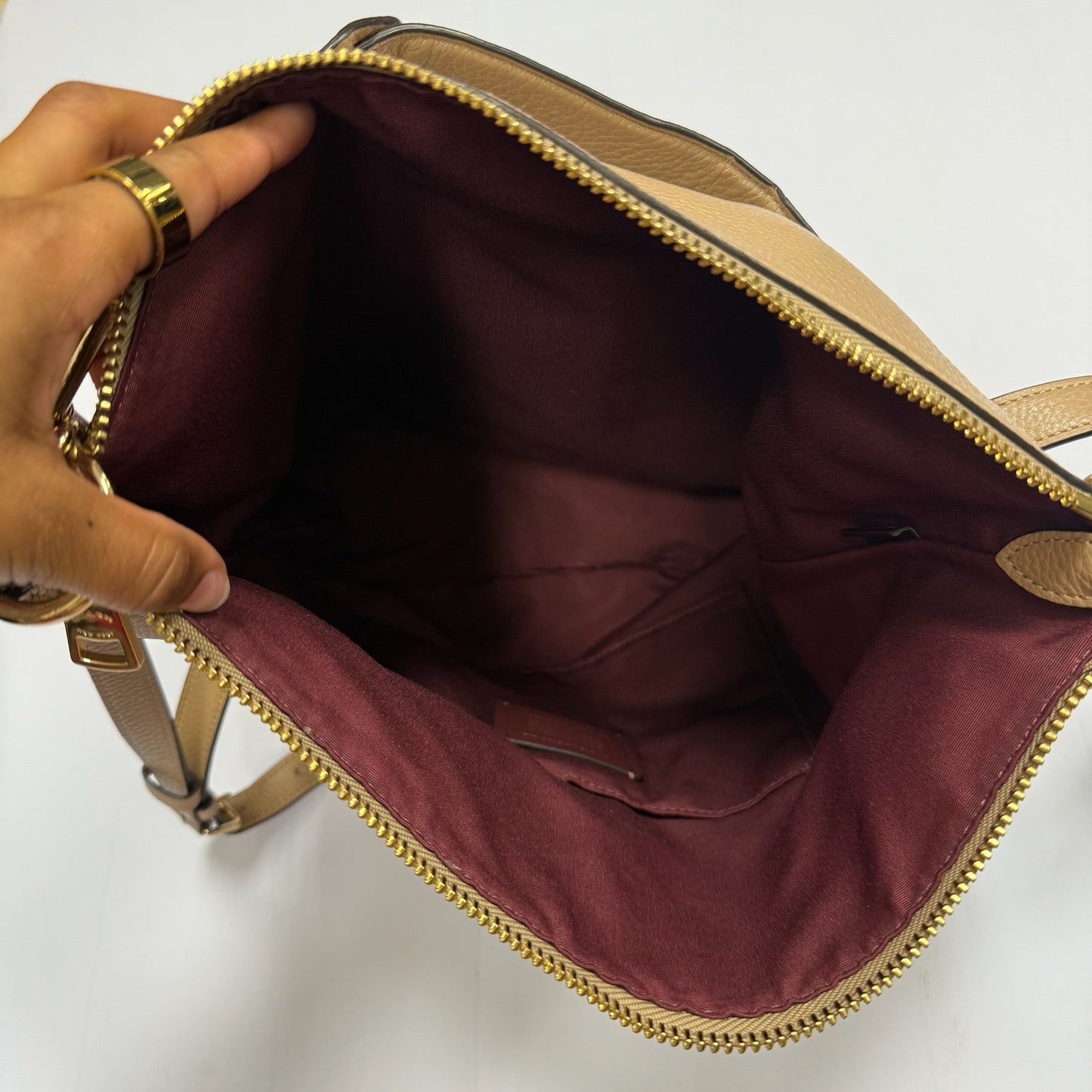 Handbag Designer By Coach, Size: Large