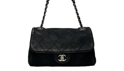 Chanel large stitch shoulder bag