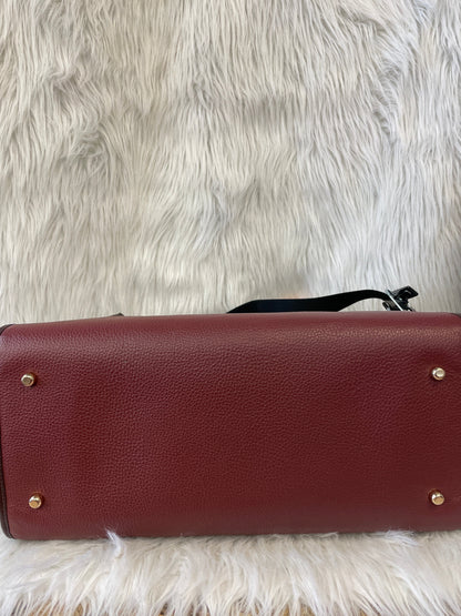 TOTE DESIGNER by COACH In MAROON, Size: LARGE