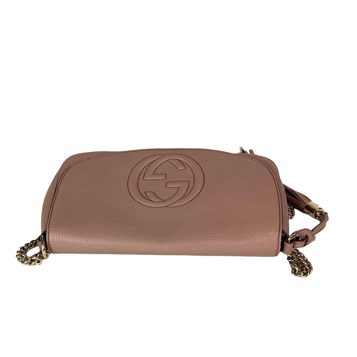 Gucci Soho Bag in Rose Beige Pebbled Calfskin