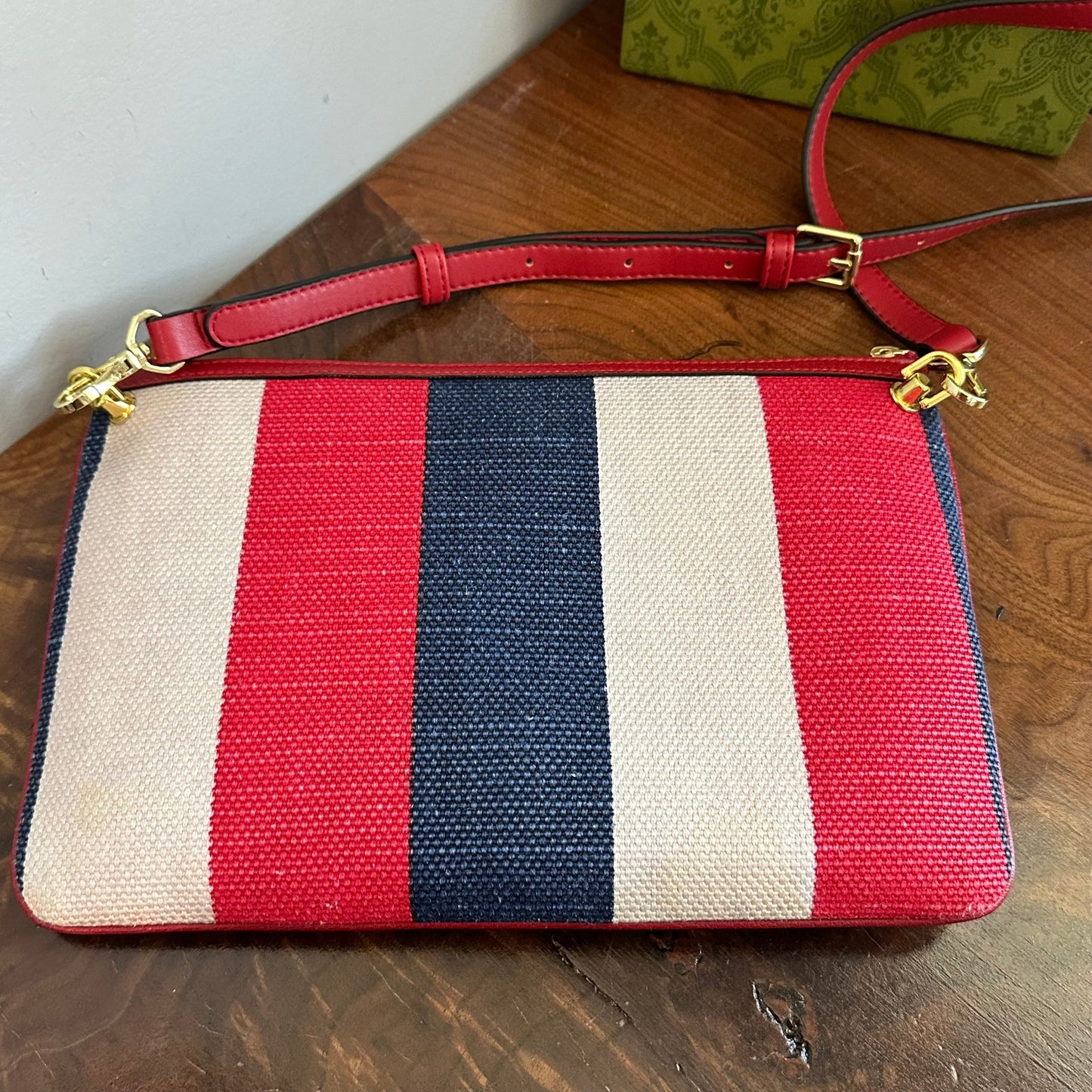 The Junco Crossbody - Red/White/Blue Orvis bags Gucci GG