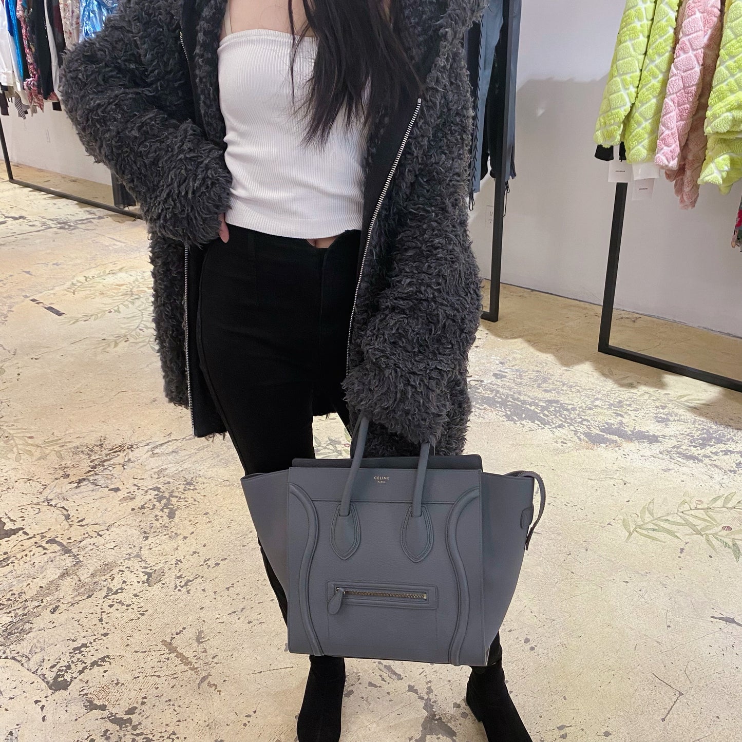 Celine Grey Phantom Bag