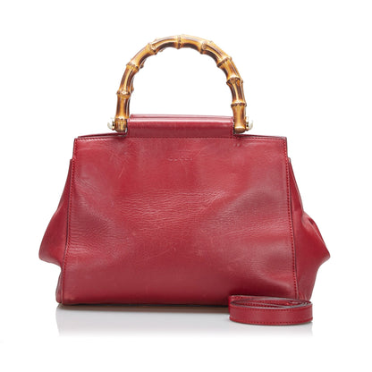 Gucci Bamboo Nymphaea Satchel