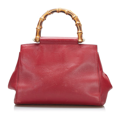 Gucci Bamboo Nymphaea Satchel