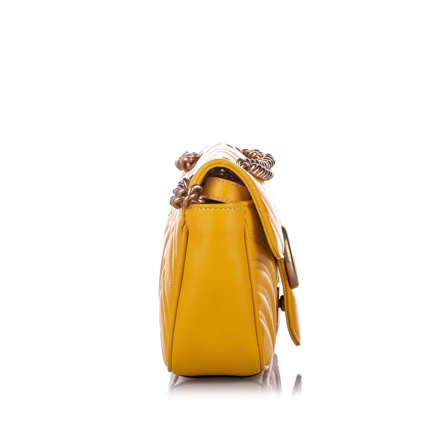 Gucci Mini GG Marmont QuiltedLeather Crossbody Bag