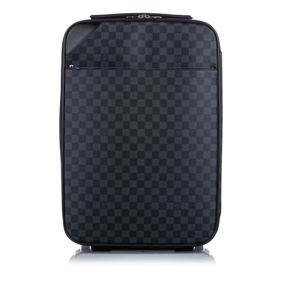 Louis-Vuitton Damier Graphite Pegase Light 55 Black