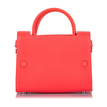 Diorever Leather Satchel Orange