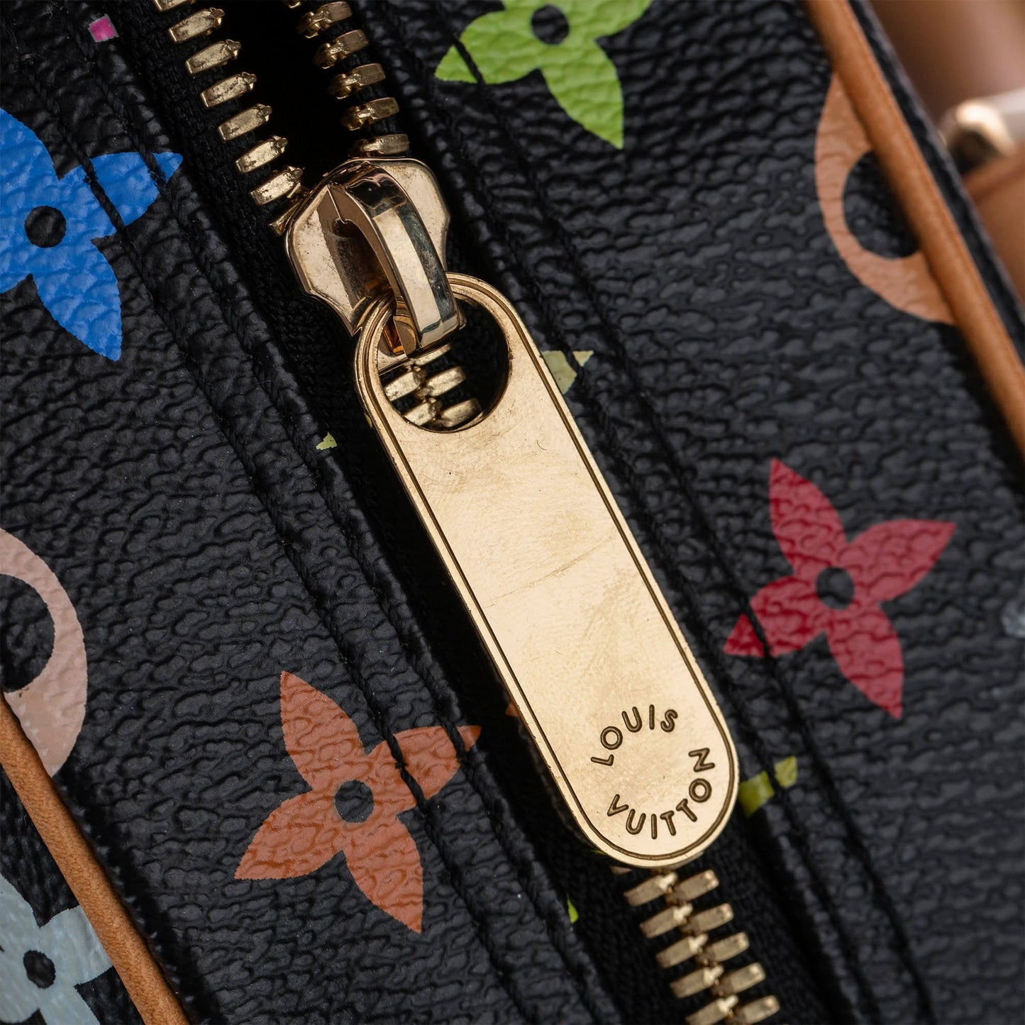 Louis-Vuitton Monogram Multicolore Trouville Black