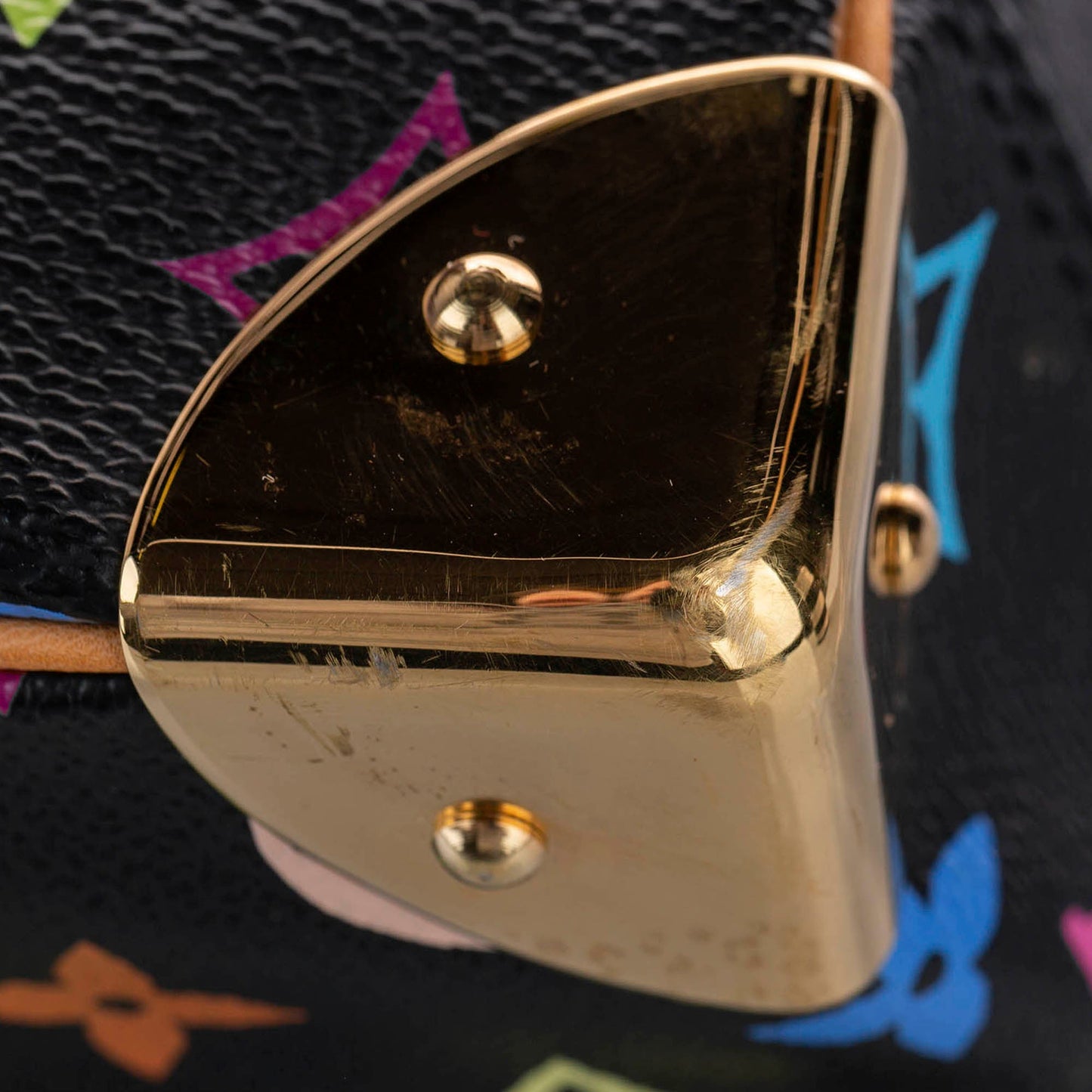 Louis-Vuitton Monogram Multicolore Trouville Black