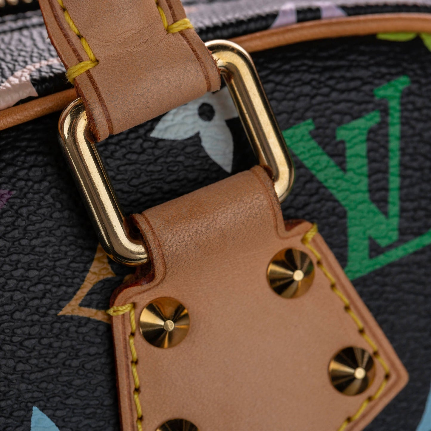 Louis-Vuitton Monogram Multicolore Trouville Black