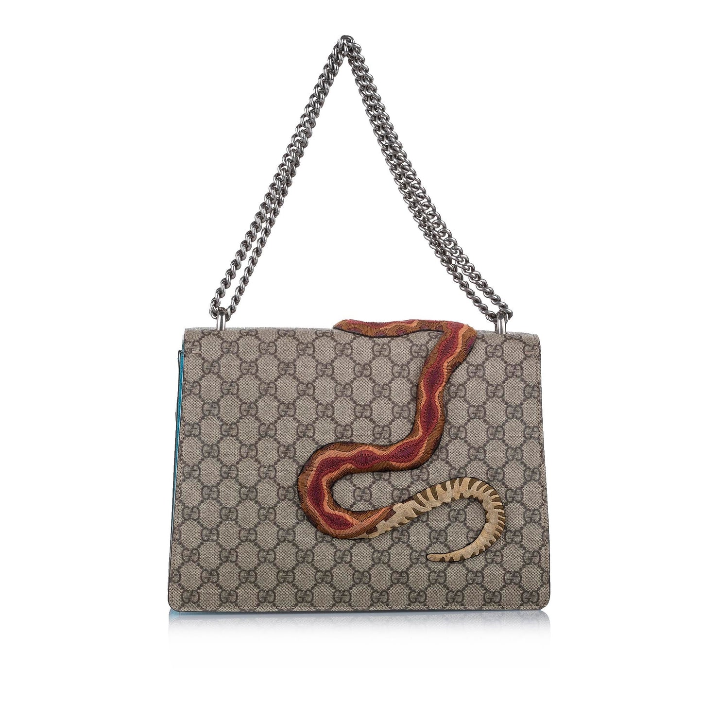 Gucci Large GG Supreme Dionysus Shoulder Bag Brown