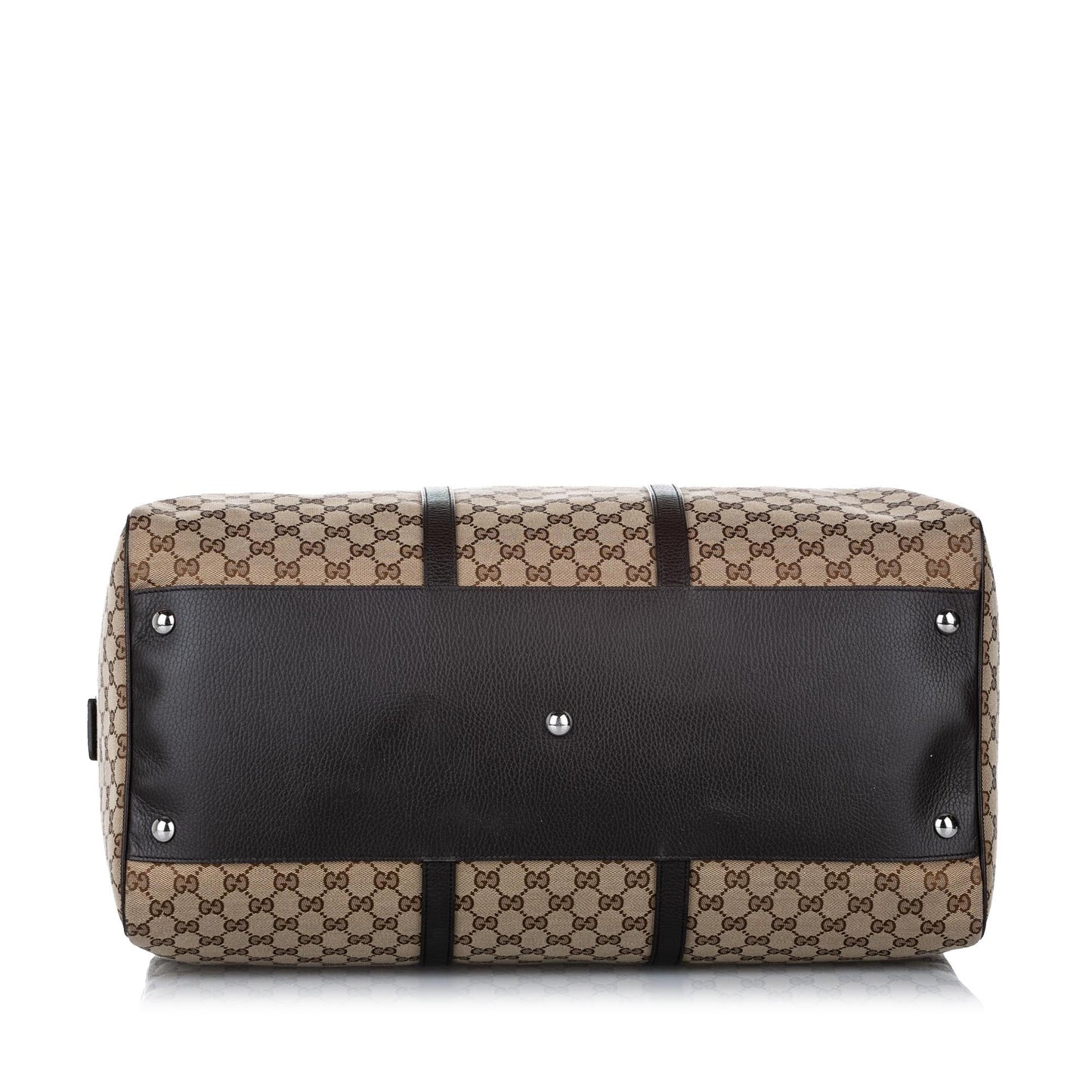 Gucci GG Canvas Travel Bag Brown