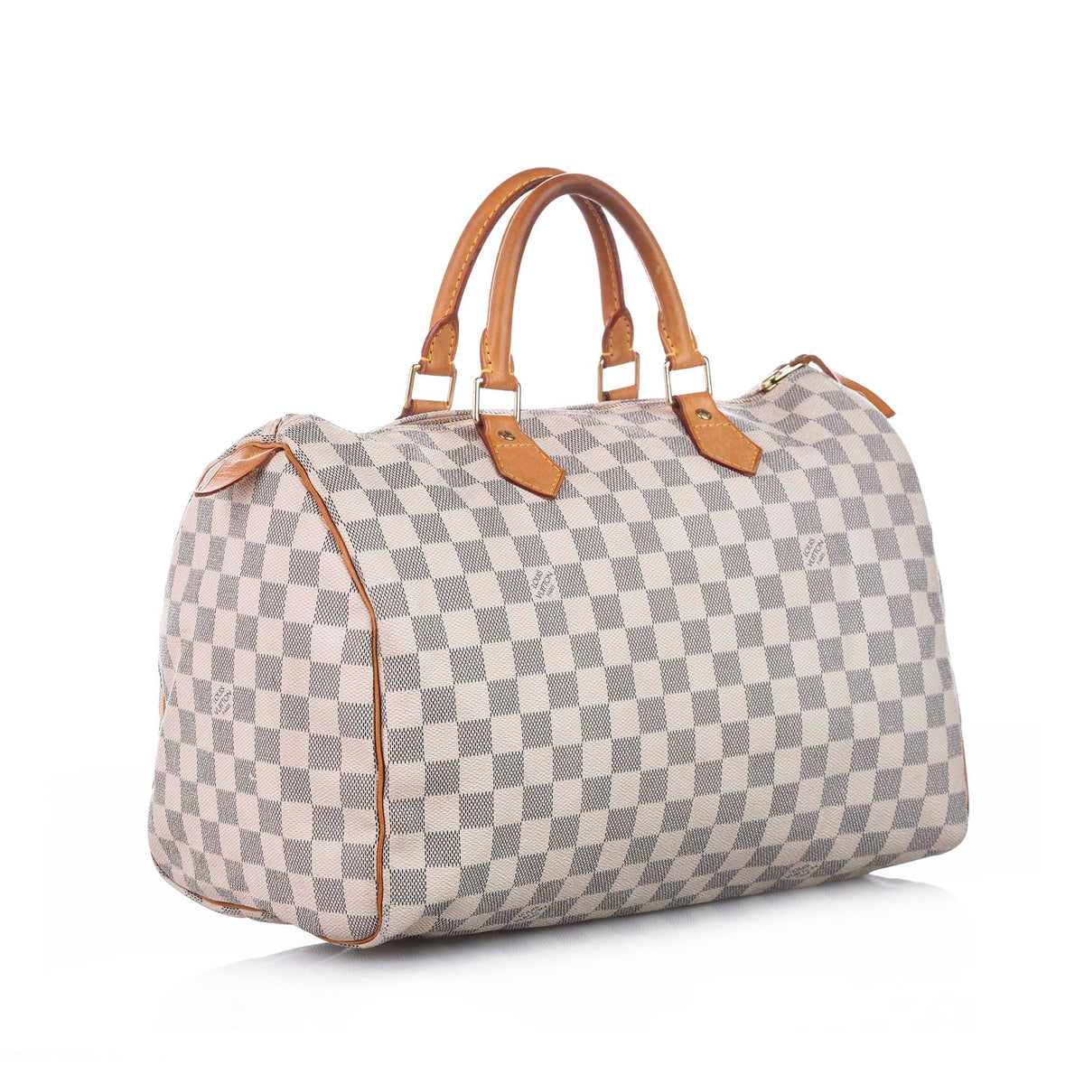 Louis-Vuitton Damier Azur Speedy 35 White