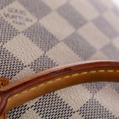 Louis-Vuitton Damier Azur Speedy 35 White