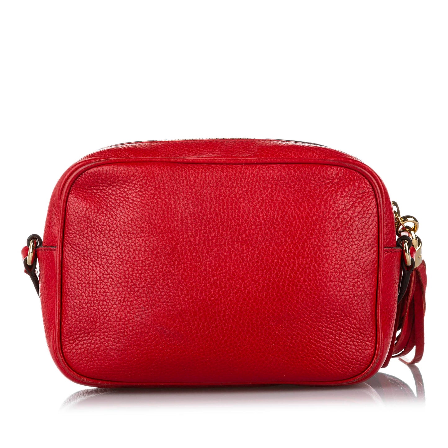 Gucci Soho Disco Leather Crossbody Bag Red