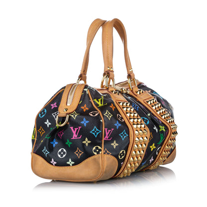 Louis-Vuitton Monogram Multicolore Courtney MM Black