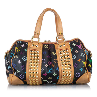 Louis-Vuitton Monogram Multicolore Courtney MM Black