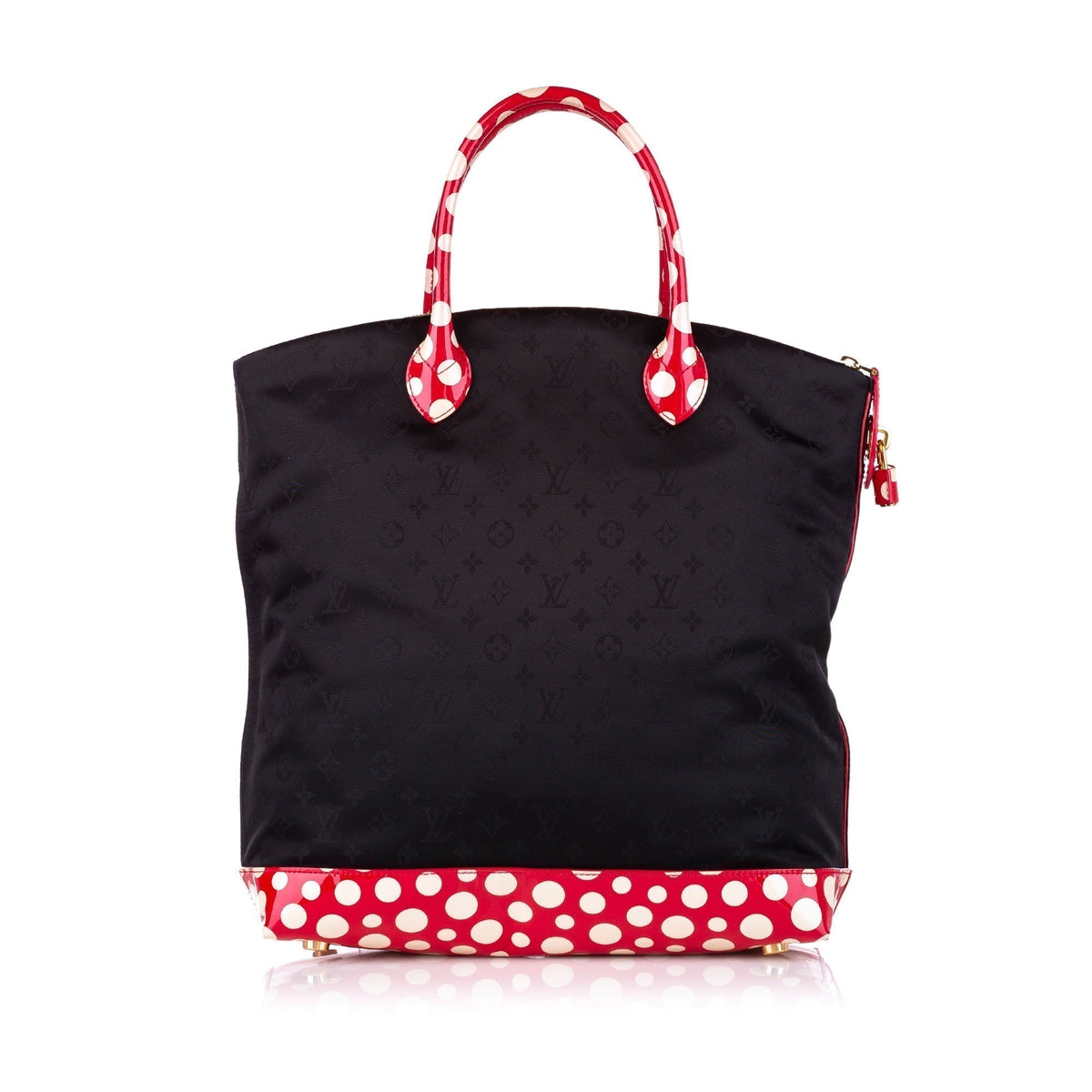 Louis Vuitton x Yayoi Kusama Lockit MM Black Canvas