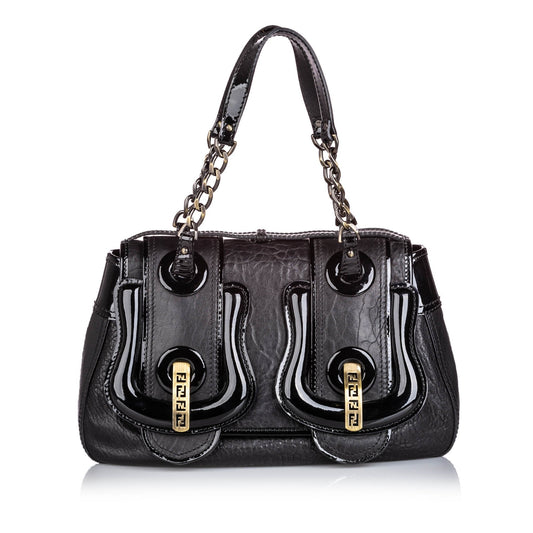 Fendi Black Others Leather B Bis Shoulder Bag ITALY