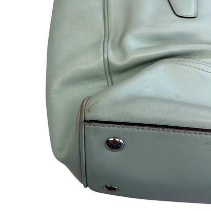 Handbag Designer By Coach In Green, Size:Large