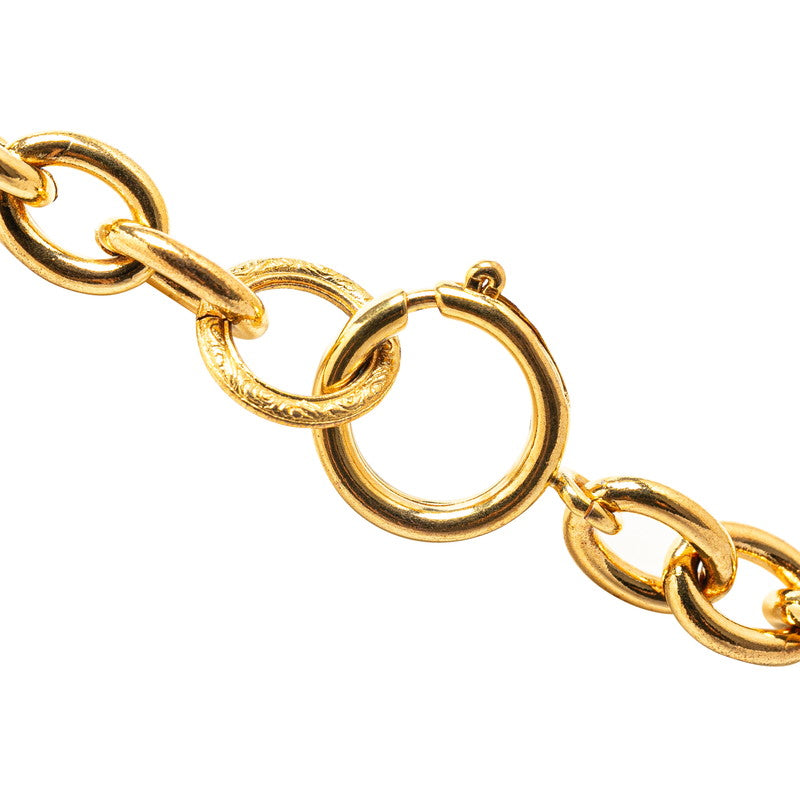 Chanel CC Round Chain Necklace  Metal Necklace in Good condition
