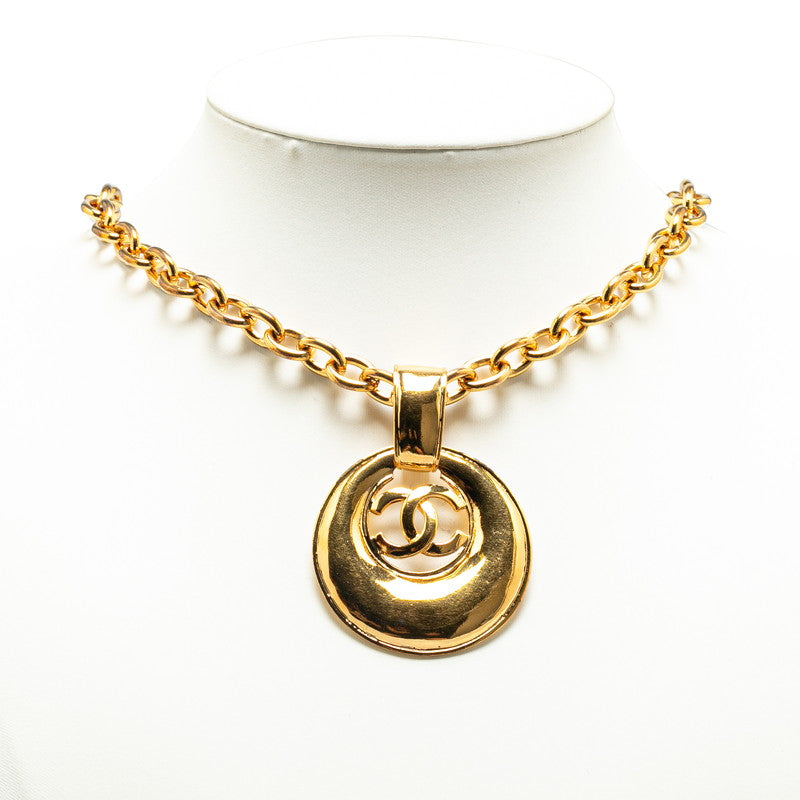 Chanel CC Round Chain Necklace  Metal Necklace in Good condition