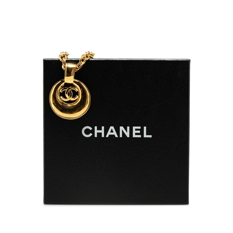 Chanel CC Round Chain Necklace  Metal Necklace in Good condition