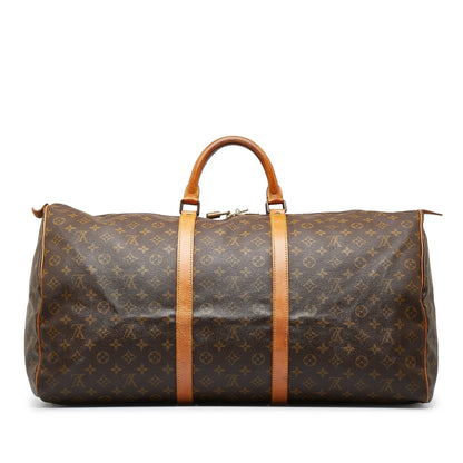LOUIS VUITTON Monogram Keepall 60 Travel Bag