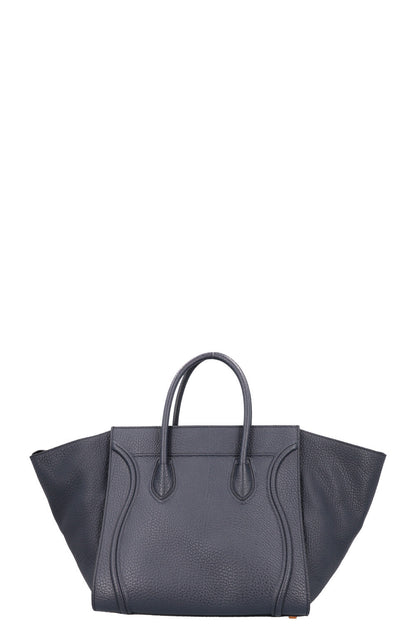 CÉLINE Medium Phantom Luggage Bag Leather Navy