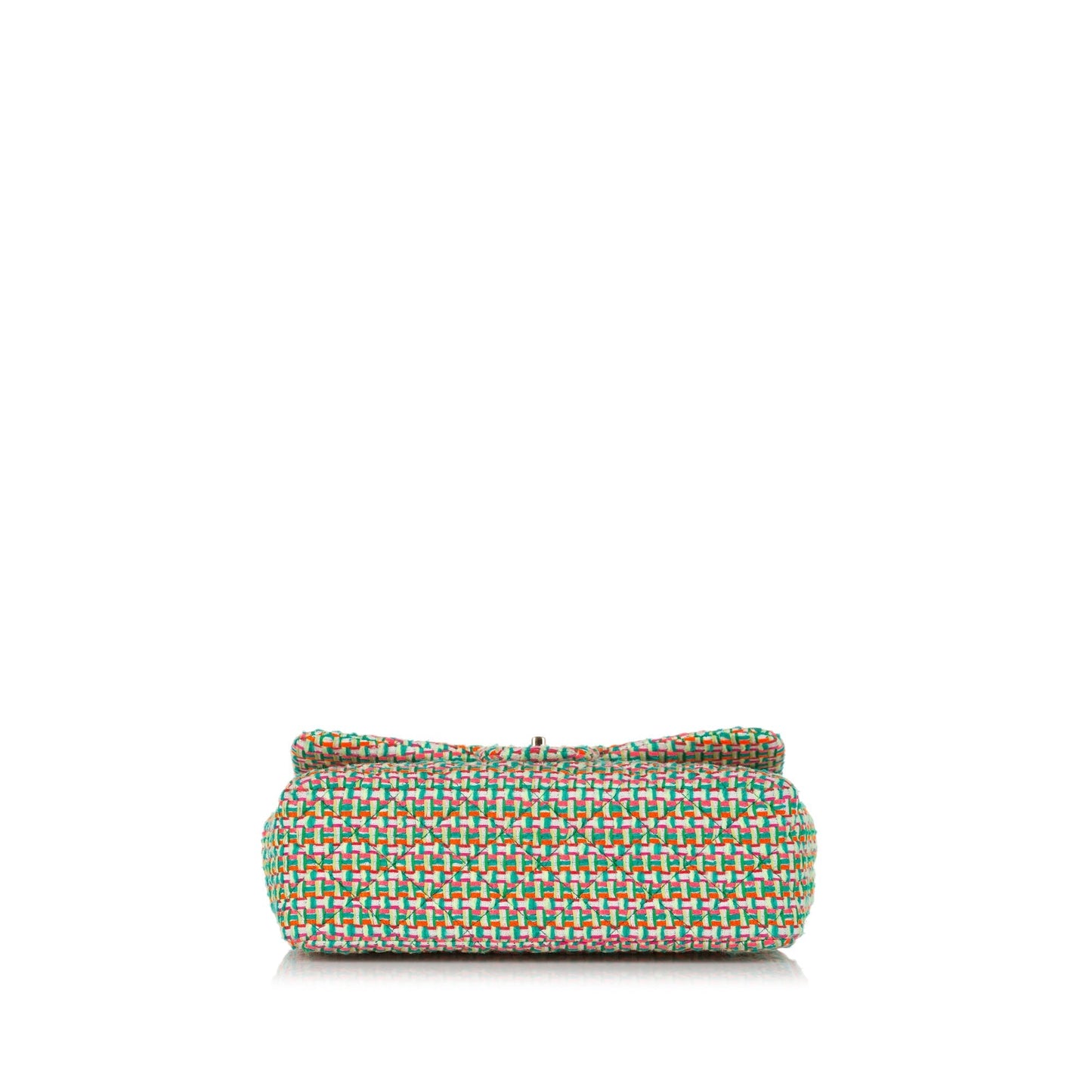 Chanel Classic Double Flap Medium Multicolor Tweed Gold