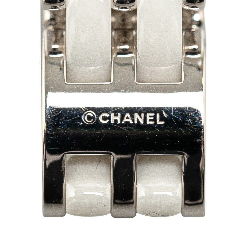 Chanel 18k Gold Diamond & Ceramic Ring Metal Ring in Excellent condition