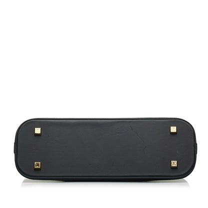 LOUIS VUITTON Monogram Mini Lin Alma Horizontal HandBag