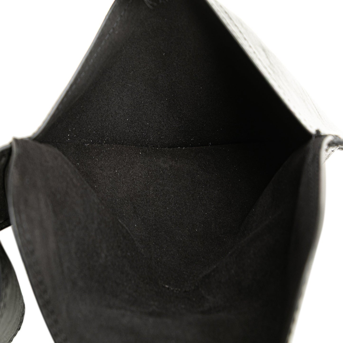 Crinkled Lambskin Saddle Belt Bag